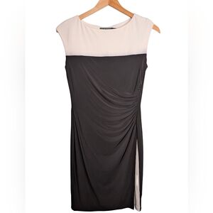 Lauren Ralph Lauren Faux Wrap Stretchy Color Block Dress. Size 4